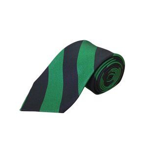 The Mans Shop Lord & TaylorGreen & Navy Silk Striped Tie Silk Classic